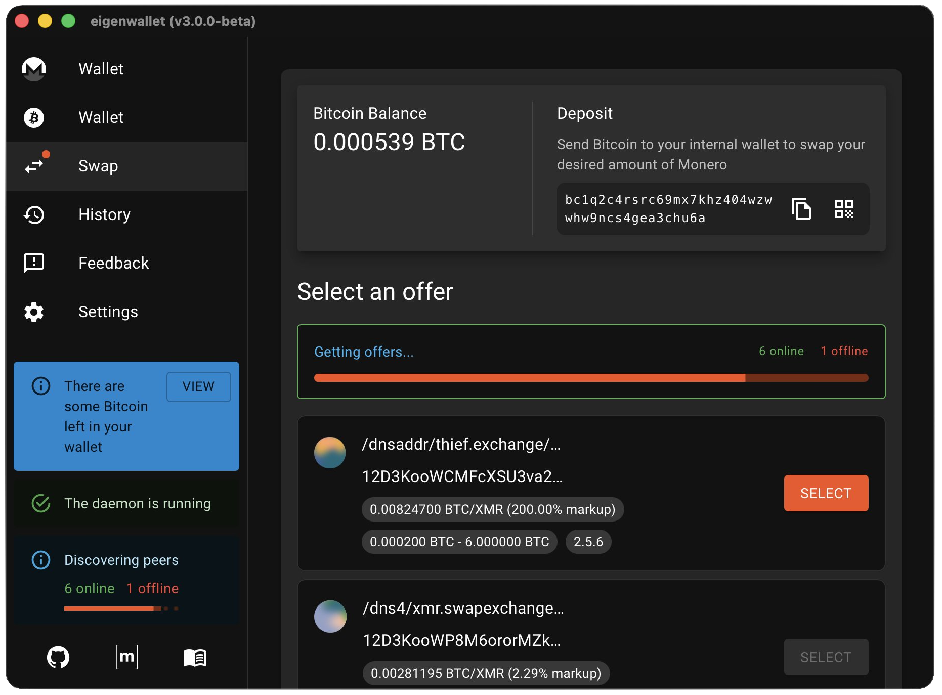 eigenwallet app preview